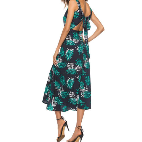 Sleeveless Summer  Beach Maxi Dress