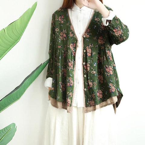 Long Sleeve Boho Cardigan Blouse
