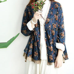 Long Sleeve Boho Cardigan Blouse