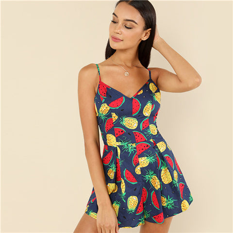 Fruit Boho  Jumpsuit