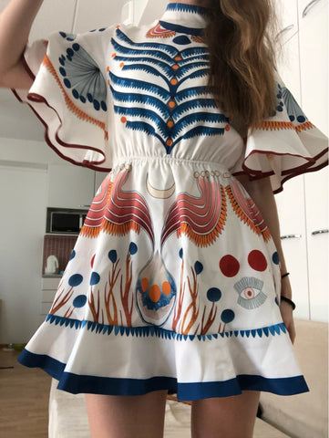 Boho Style Fishtail Dress