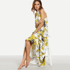 Summer Sleeveless Boho Style Maxi Dress