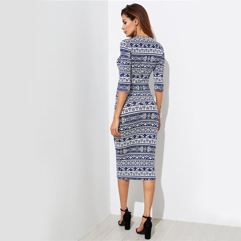 Elegant Long Sleeve Dress