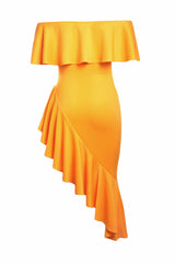 Off Shoulder Sexy Fishtail Dress