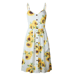 Floral Printed Boho Maxi Dress