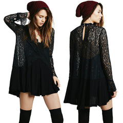 V-neck Lace Dress