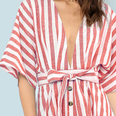 Lovely Stripe Boho Dress