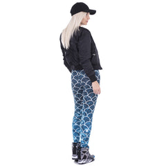 Printed Mermaid Glitter Leggings