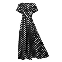 2018 Women Beach Boho Maxi Dress