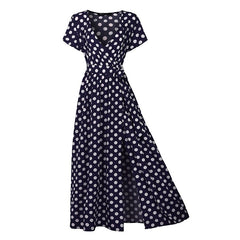 2018 Women Beach Boho Maxi Dress