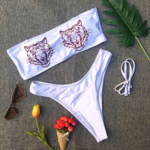 Dragon Printed Tattoo Swimwear