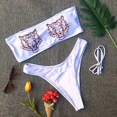 Dragon Printed Tattoo Swimwear