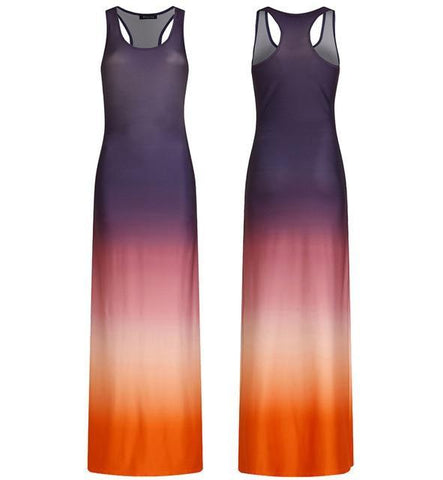 2018 Women Beach Boho Maxi Dress