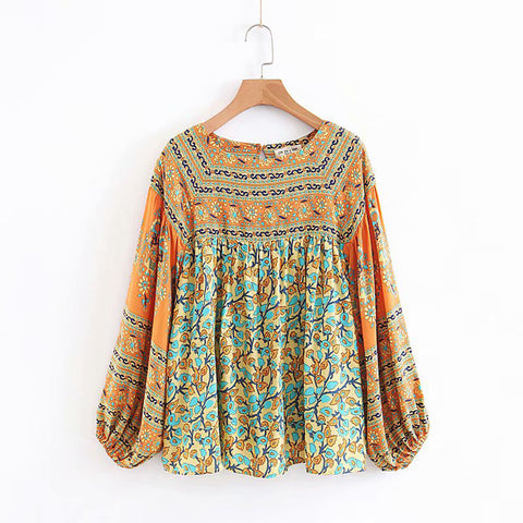 Floral Chiffon Blouse