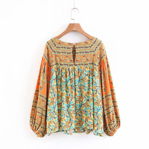 Floral Chiffon Blouse