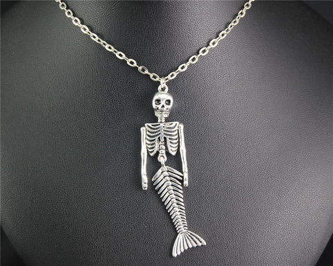 Halloween Mermaid Necklace Gift