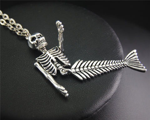 Halloween Mermaid Necklace Gift