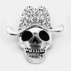 5psc/ lot Halloween Skull Button