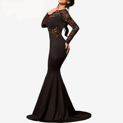 Long Lace Mermaid Dress