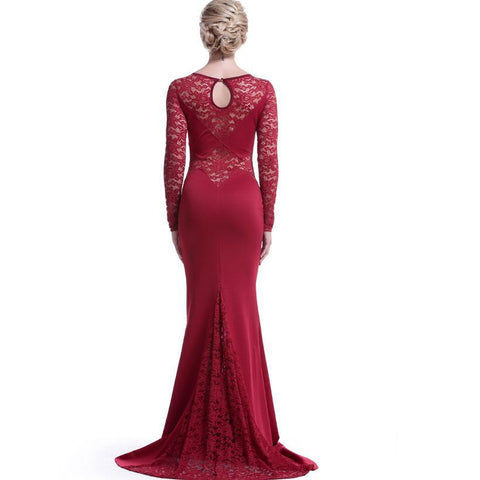 Long Lace Mermaid Dress