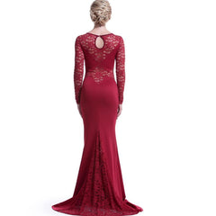 Long Lace Mermaid Dress