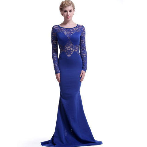 Long Lace Mermaid Dress