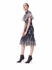 Portrait Fishtail Dress