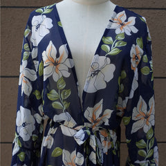 Floral Printed Maxi Boho Dress
