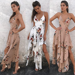 Floral Printing Women Maxi Dress