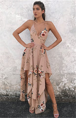 Floral Printing Women Maxi Dress