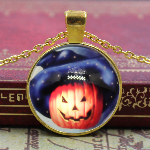 Magic Pumpkin Light Necklace
