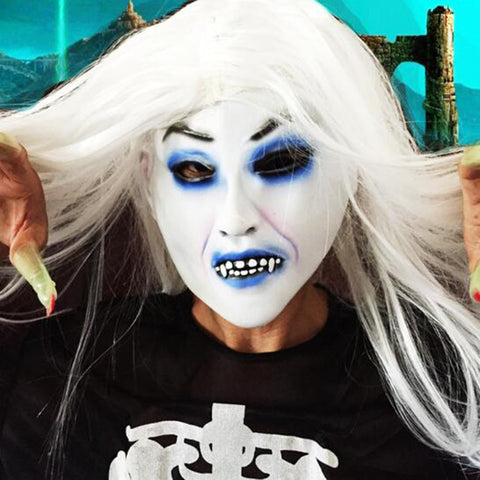 Halloween Ghost Rubber Mask
