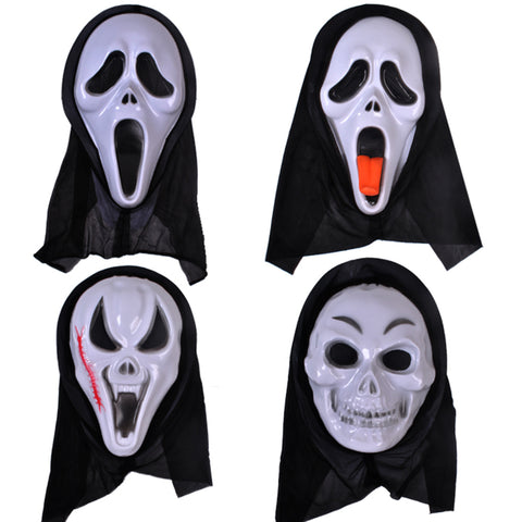 Halloween Black Skull Mask