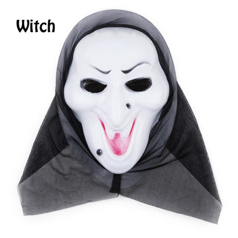 Halloween Black Skull Mask