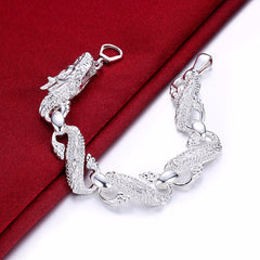 White Men Dragon Bracelets
