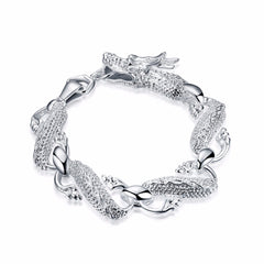 White Men Dragon Bracelets