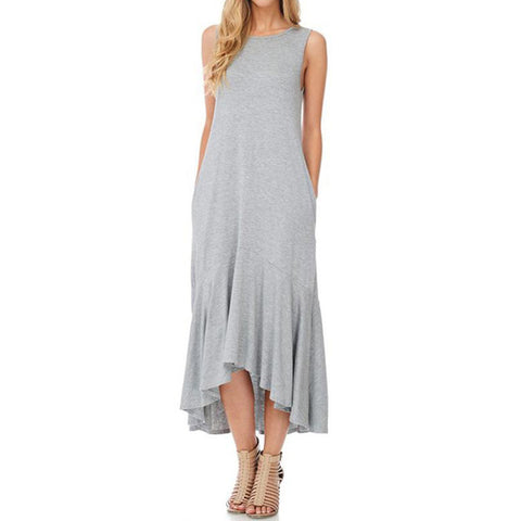 Cute O-Neck Fishtail Dress