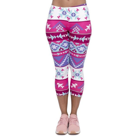 Women Capri  Boho Leggings