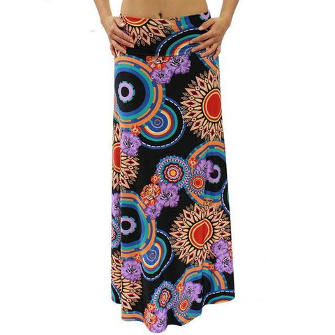 Long Vintage  Boho Skirt