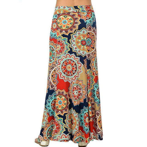 Long Vintage  Boho Skirt